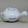 Japonsk porcelnov konvice YUMEJI 0.4 l - modr (kyusu)